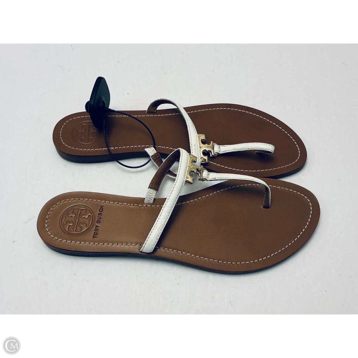 Sandals Designer By Tory Burch In White, Size: 9