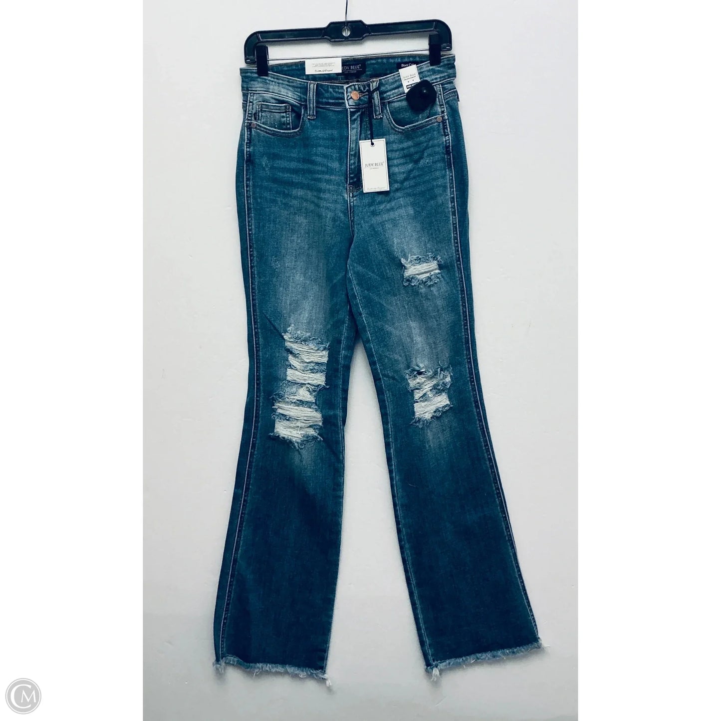 Jeans Boot Cut By Judy Blue In Blue Denim, Size: 6