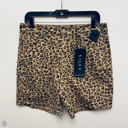 Shorts By Risen In Animal Print, Size: 10