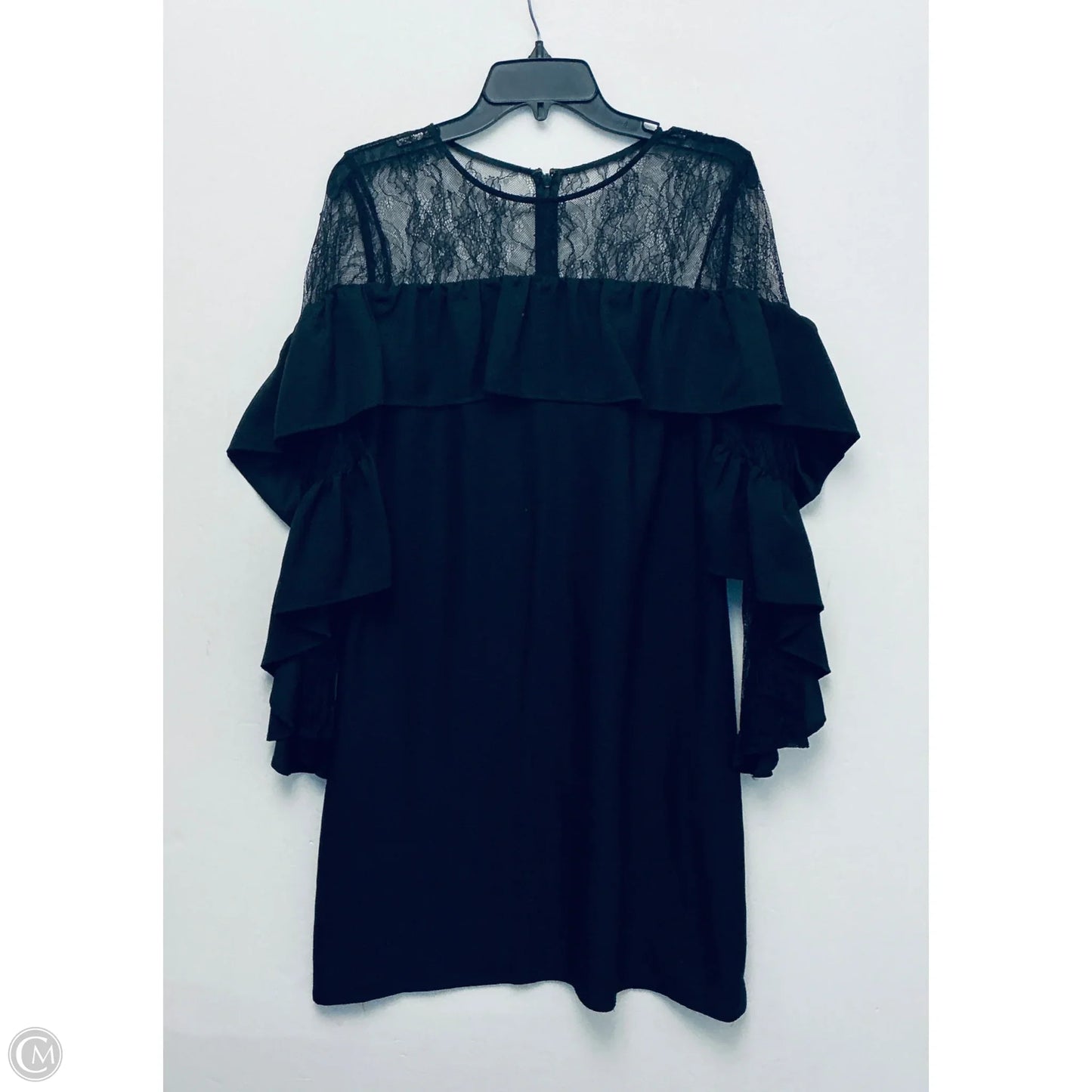 Dress Casual Short By Nicole Miller In Black, Size: M