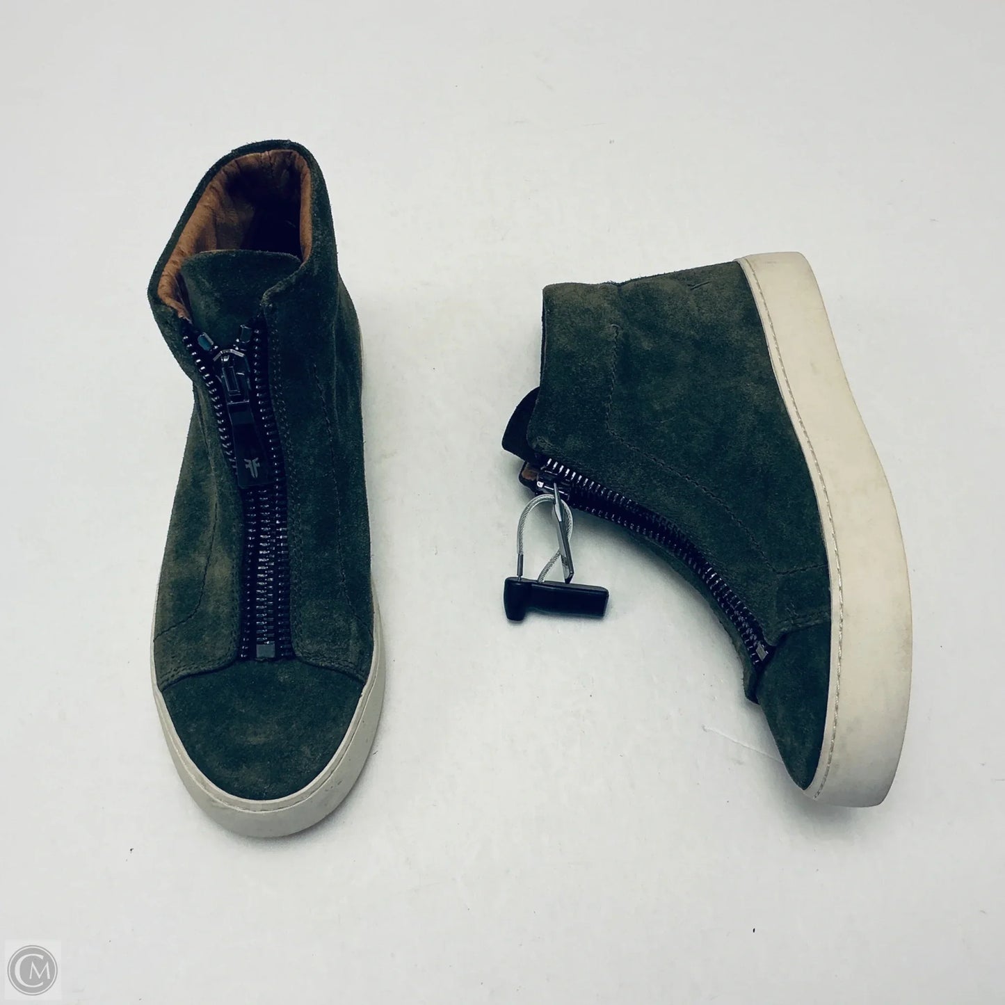 Shoes Designer By Frye In Green, Size: 7