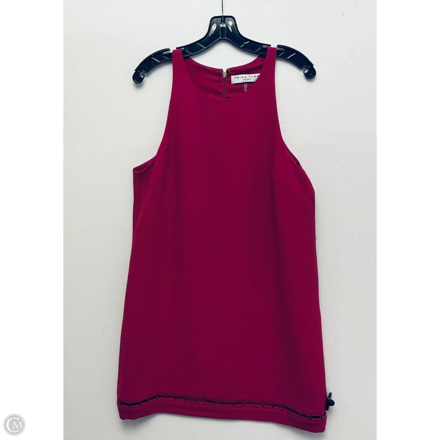 Dress Casual Short By Trina Turk In Pink, Size: L