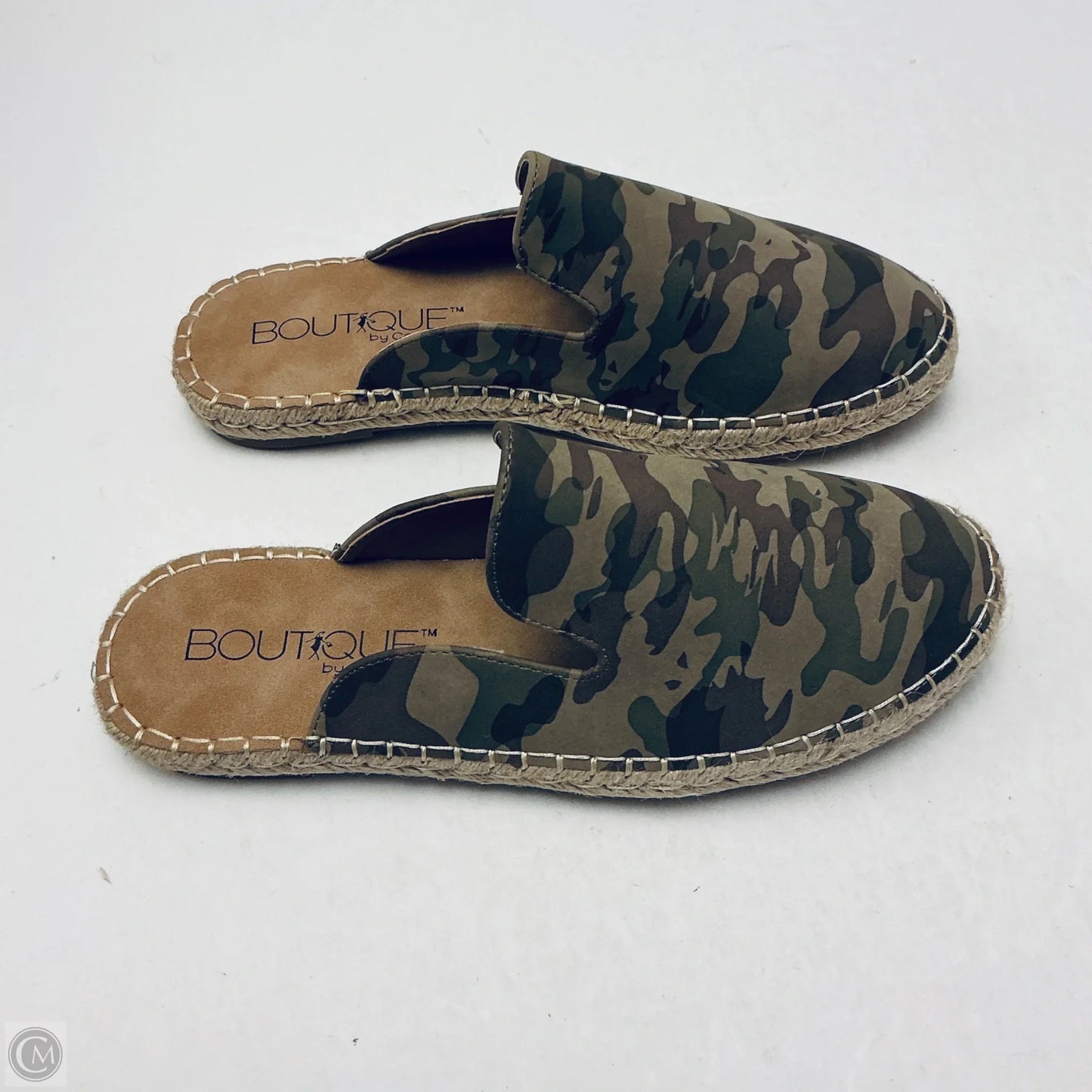 Sandals Flats By Corkys In Camouflage Print, Size: 8