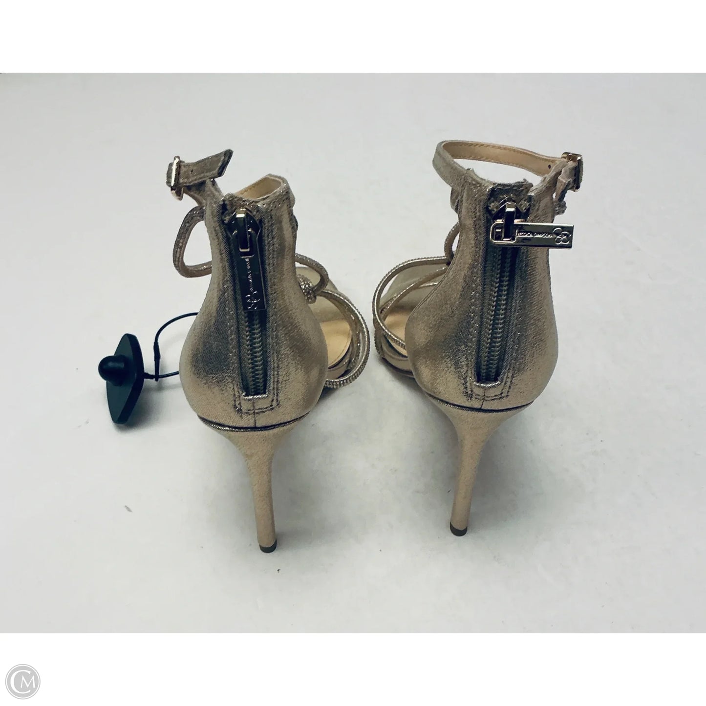 Shoes Heels Stiletto By Jessica Simpson In Gold, Size: 8