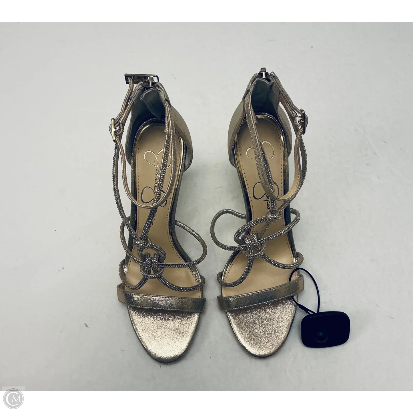 Shoes Heels Stiletto By Jessica Simpson In Gold, Size: 8
