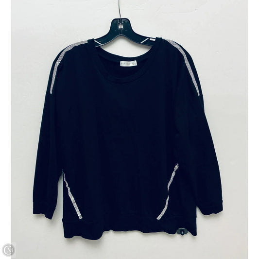 Top Long Sleeve By Retrology In Black, Size: 1x