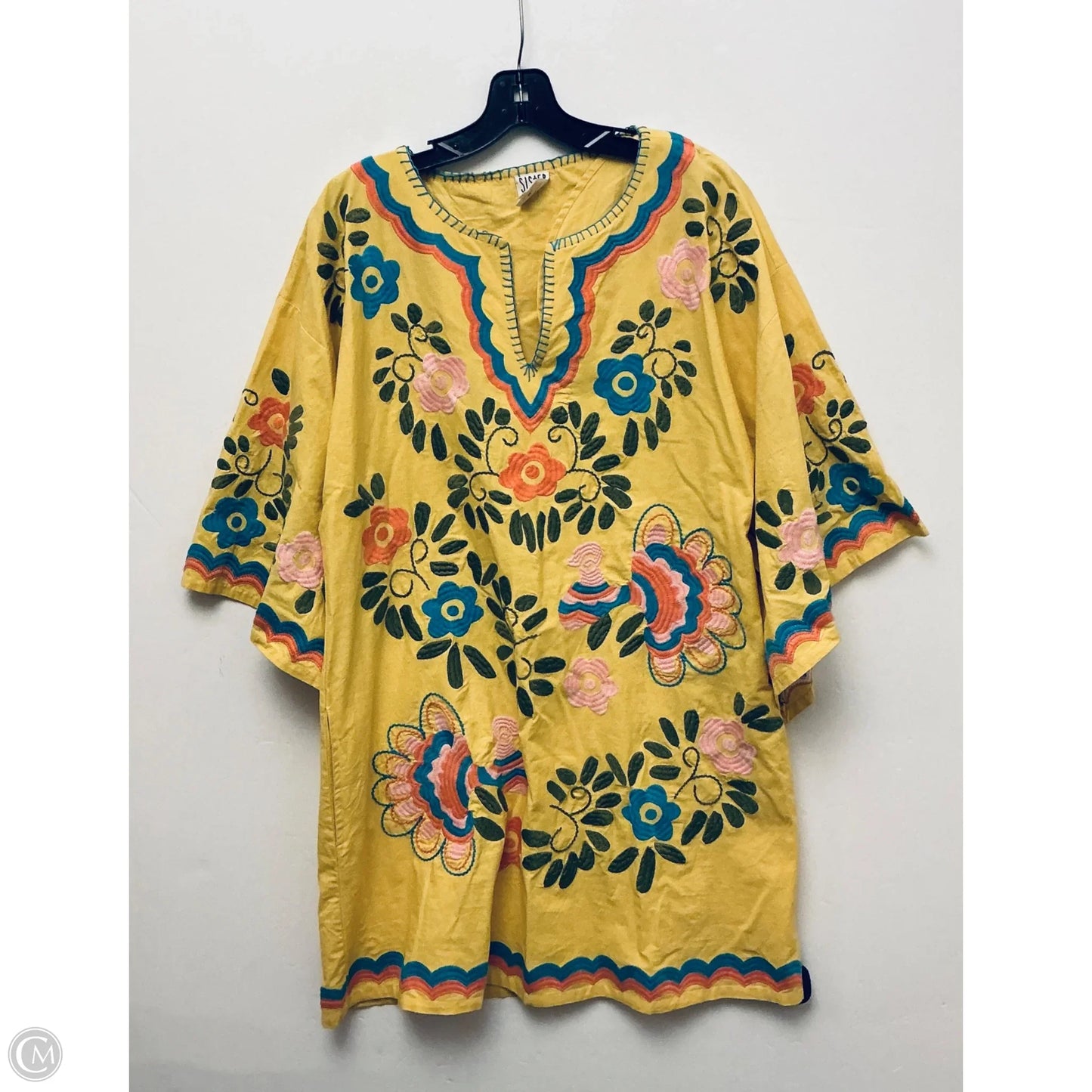 Dress Casual Short By Clothes Mentor In Yellow, Size: L