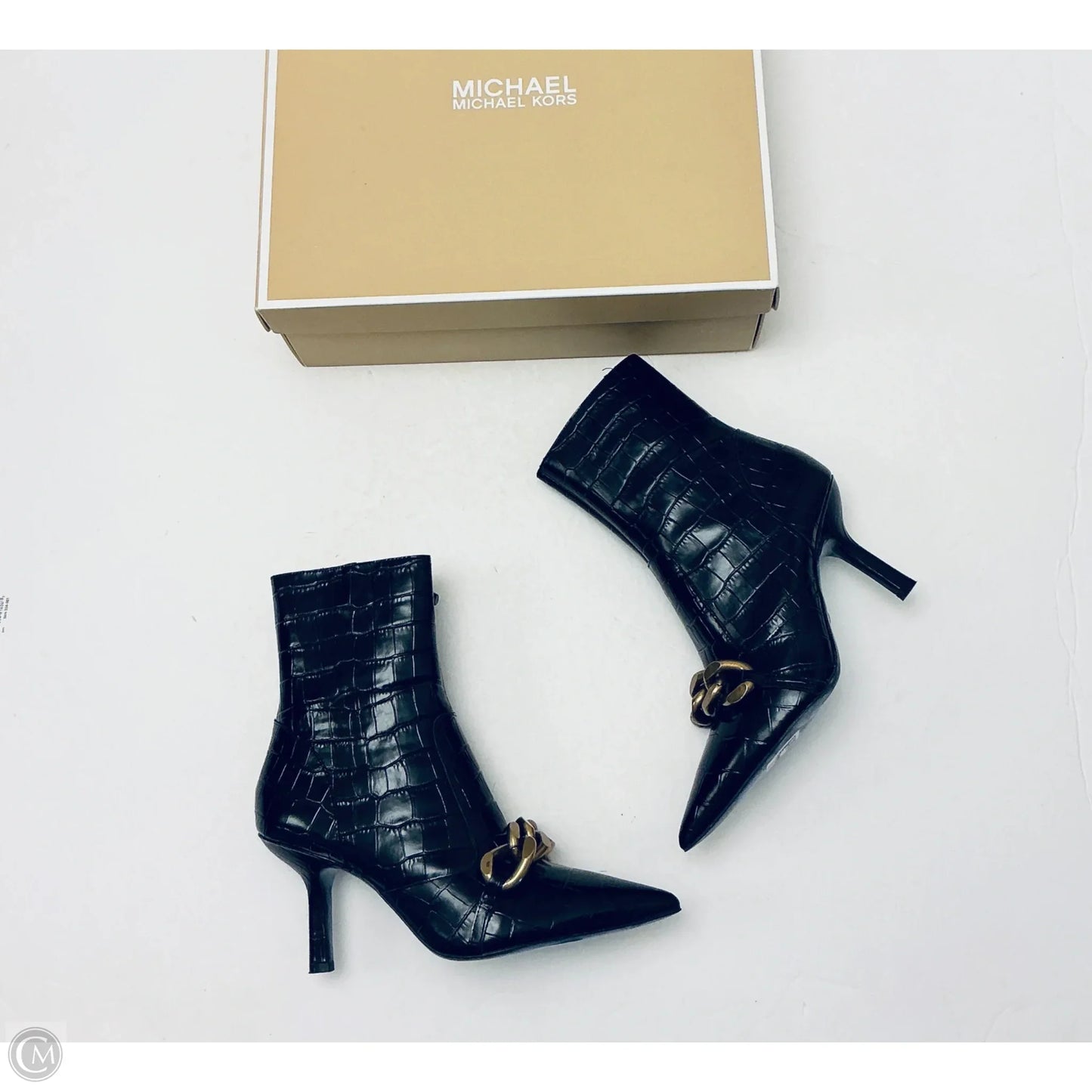 Boots Designer By Michael Kors In Black, Size: 10