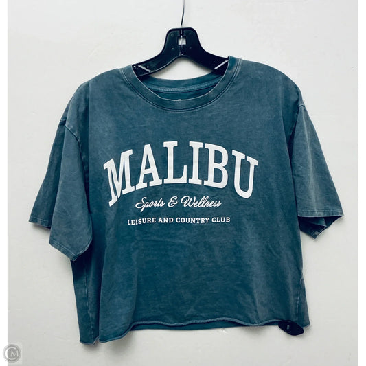 Top Short Sleeve Basic By Clothes Mentor In Blue, Size: Xl
