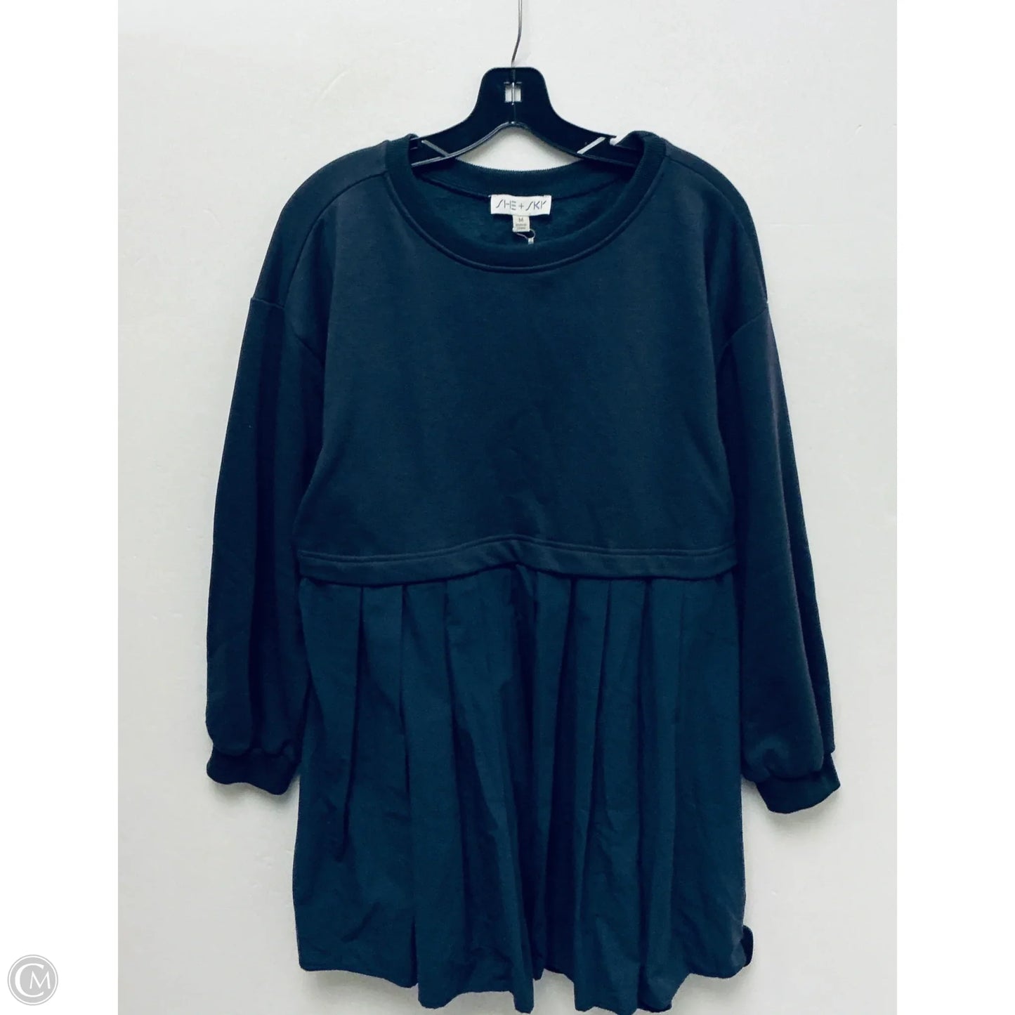 Dress Casual Short By She + Sky In Navy, Size: M