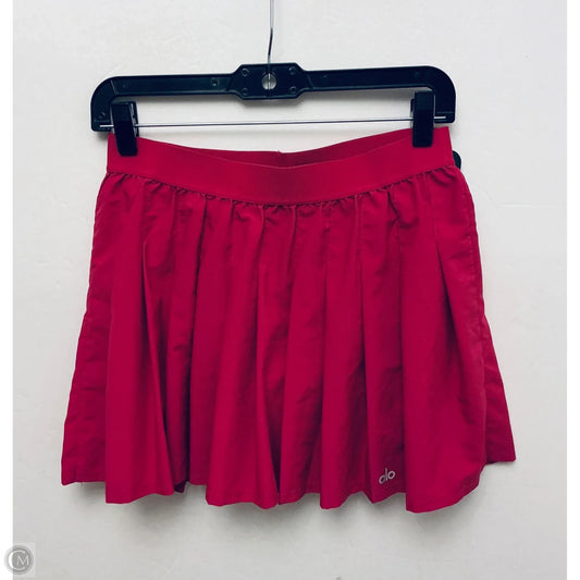 Athletic Skort By Alo In Pink, Size: M