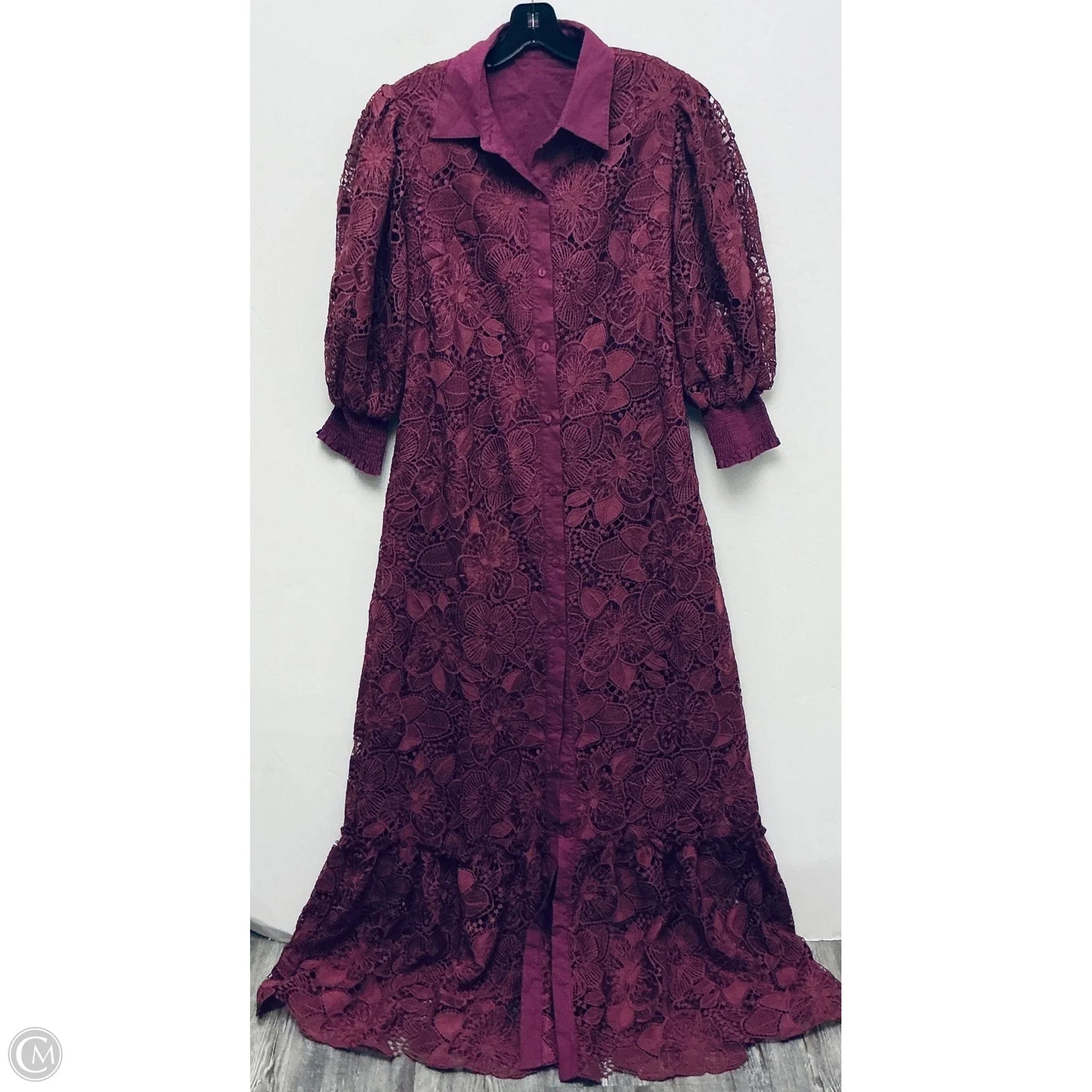 Dress Casual Maxi By Solitaire In Purple, Size: Xl