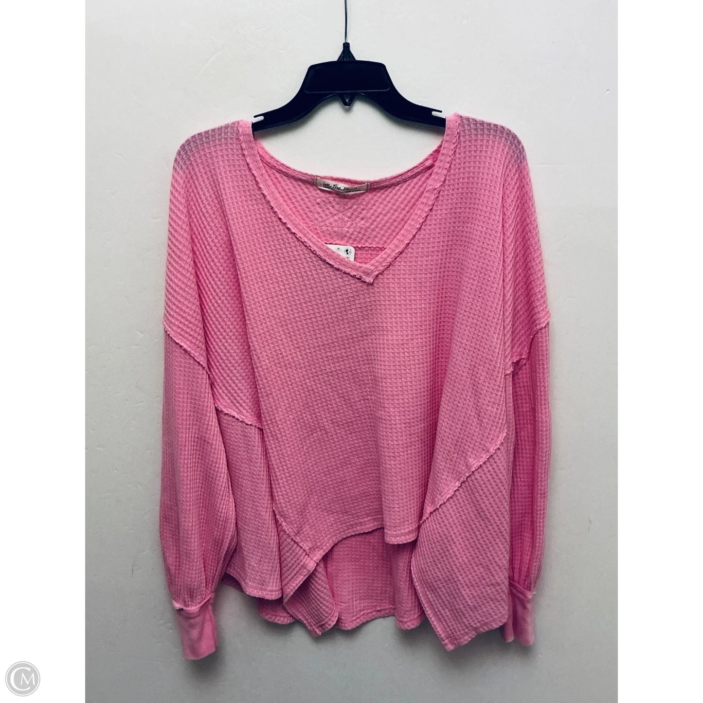 Top Long Sleeve By We The Free In Pink, Size: M