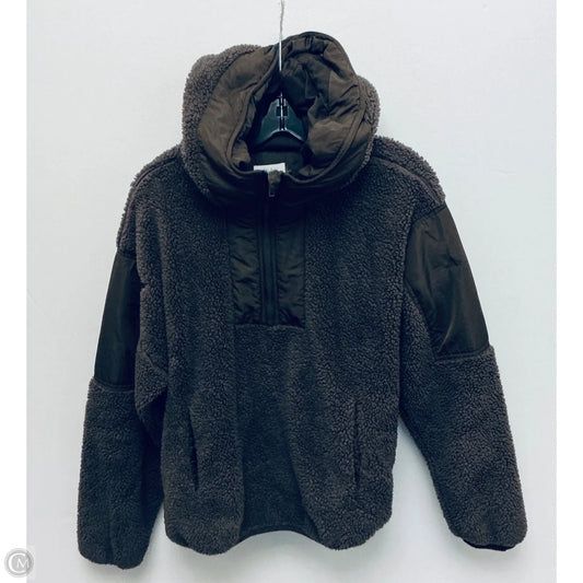 Jacket Faux Fur & Sherpa By Bluivy In Brown, Size: M