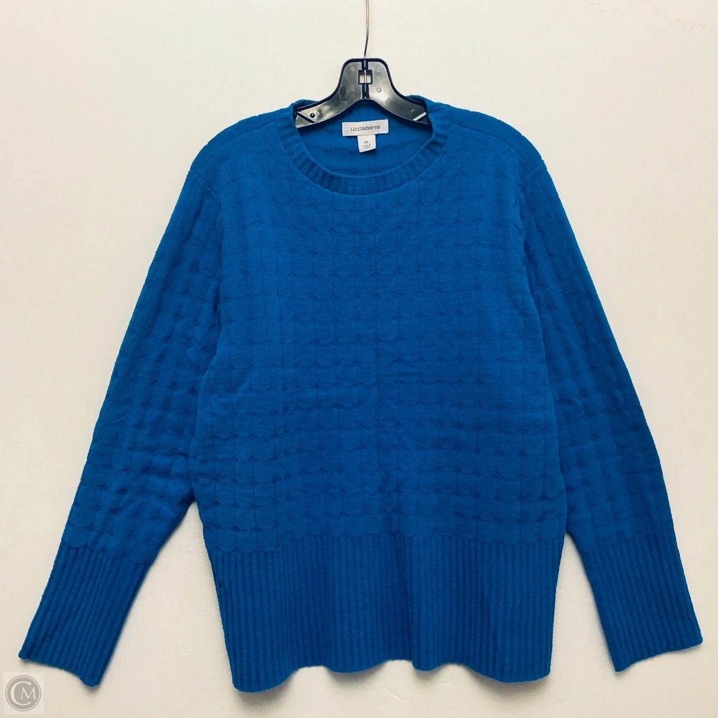 Sweater By Liz Claiborne In Blue, Size: Xl