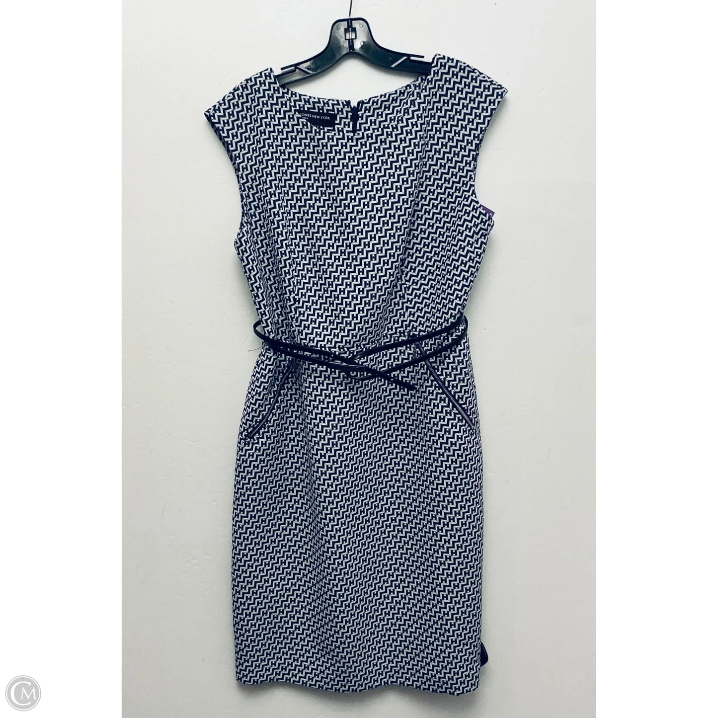 Dress Work By Jones New York In Blue, Size: L