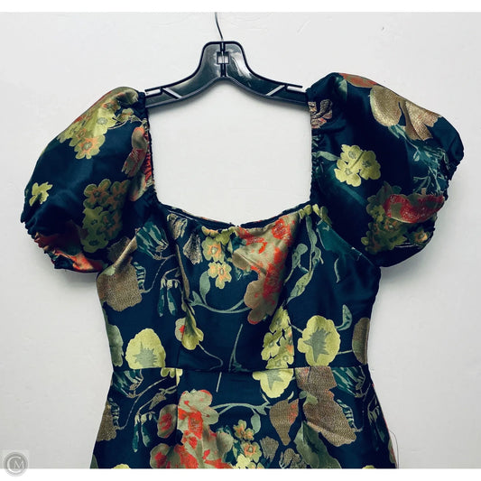 Dress Party Short By Lulus In Blue & Green, Size: M