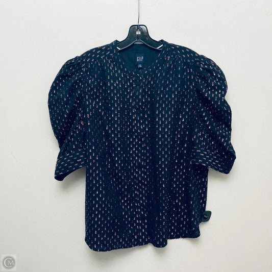 Top Short Sleeve By Gap In Navy, Size: Xl