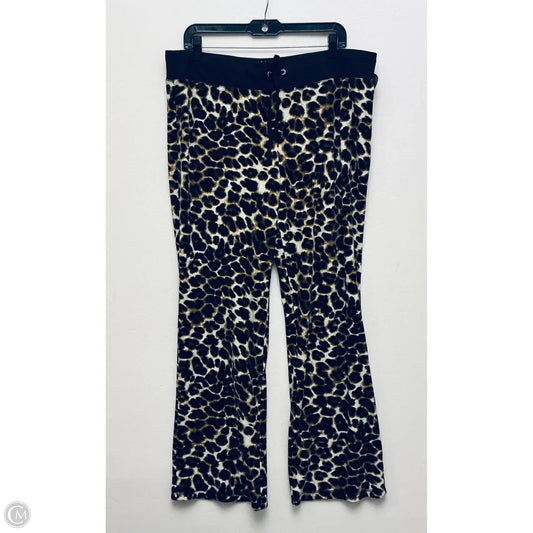 Pants Lounge By New York And Co In Animal Print, Size: Xl
