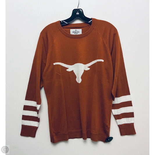 Top Long Sleeve By Clothes Mentor In Orange, Size: L