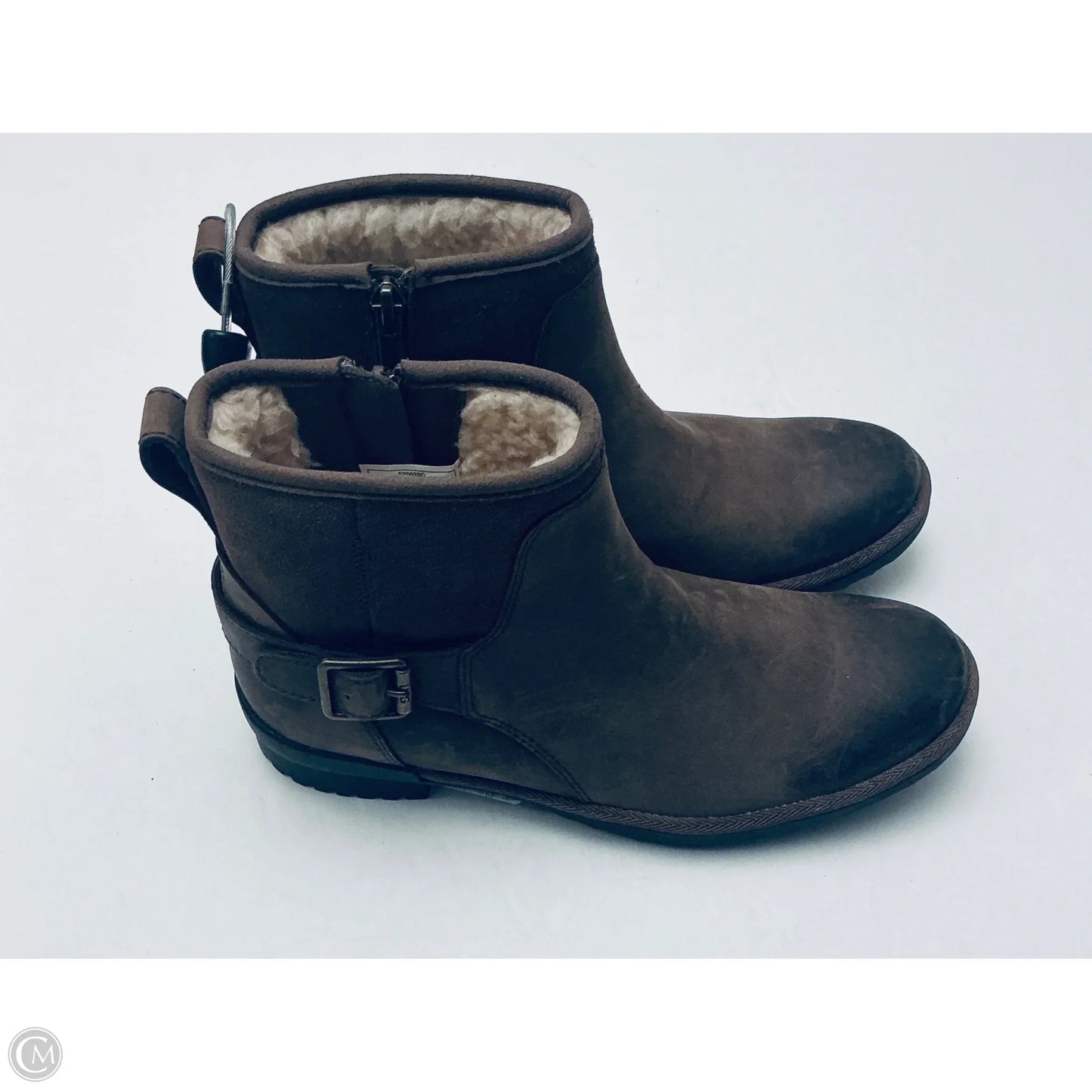 Boots Designer By Ugg In Brown, Size: 7.5