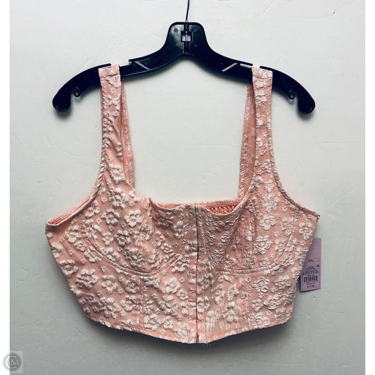 Top Sleeveless By Wild Fable In Pink, Size: Xxl