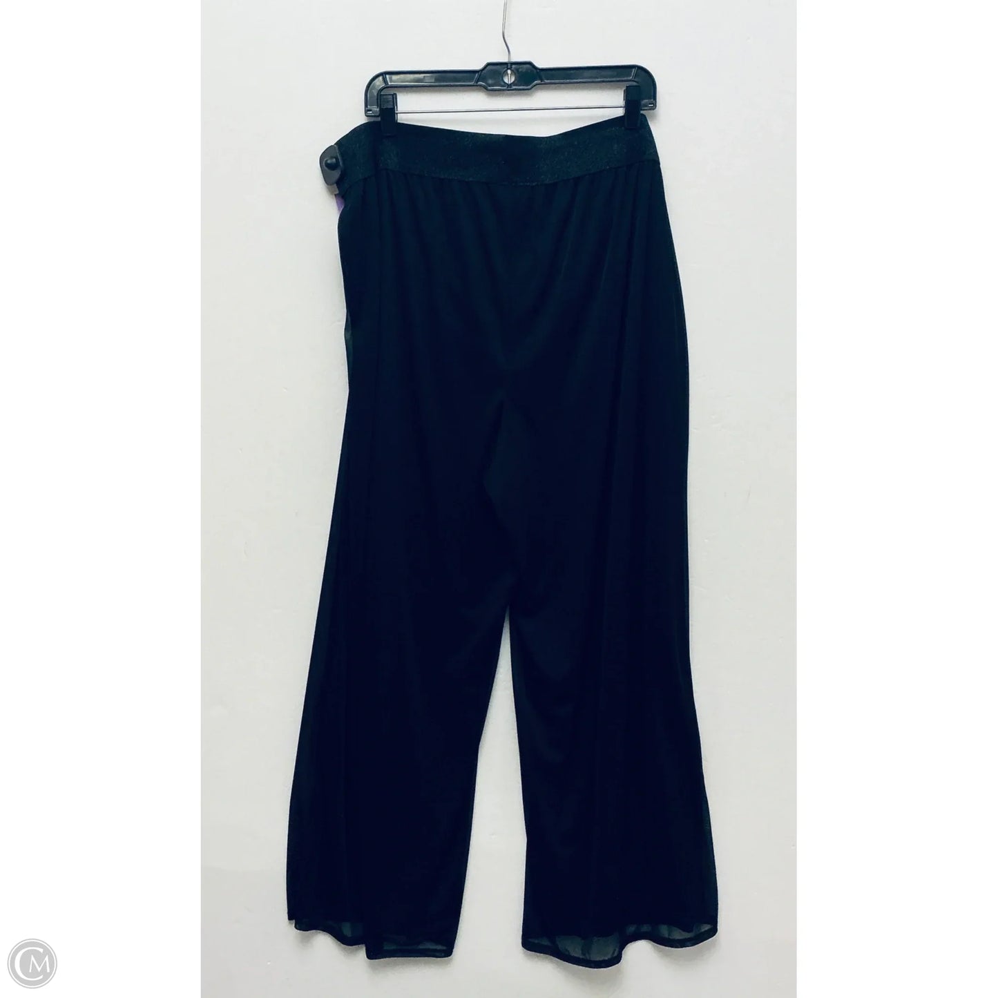 Pants Wide Leg By In Studio In Black, Size: 3x