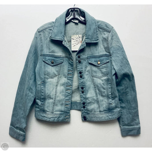 Jacket Denim By Boston Proper In Blue, Size: M