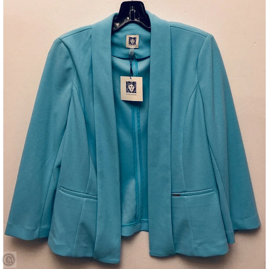 Blazer By Anne Klein In Blue, Size: S