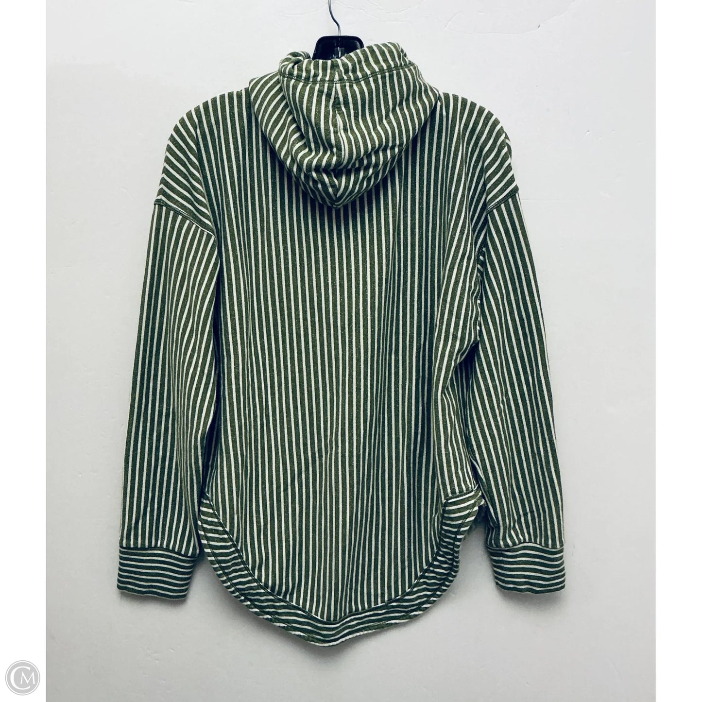 Sweatshirt Hoodie By Pilcro In Green, Size: M