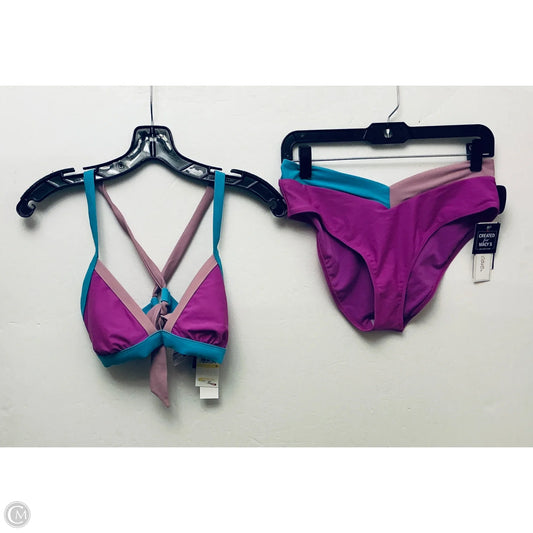Swimsuit 2pc By Clothes Mentor In Purple, Size: L