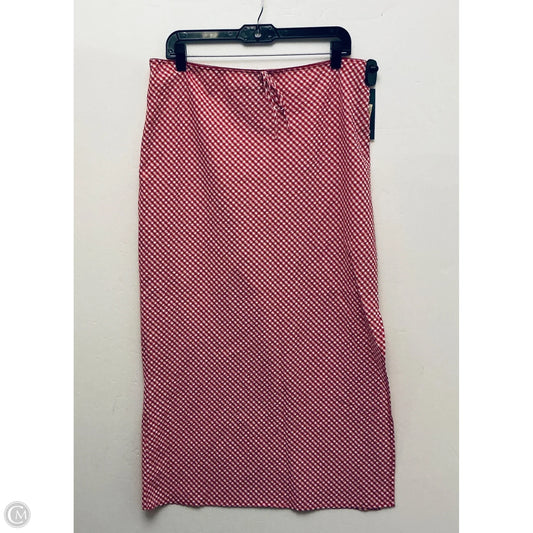 Skirt Maxi By Wild Fable In Plaid Pattern, Size: L