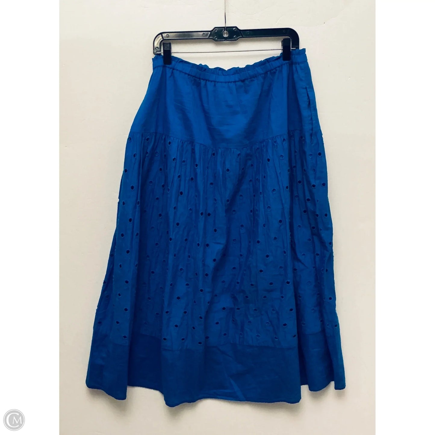 Skirt Maxi By J. Crew In Blue, Size: L