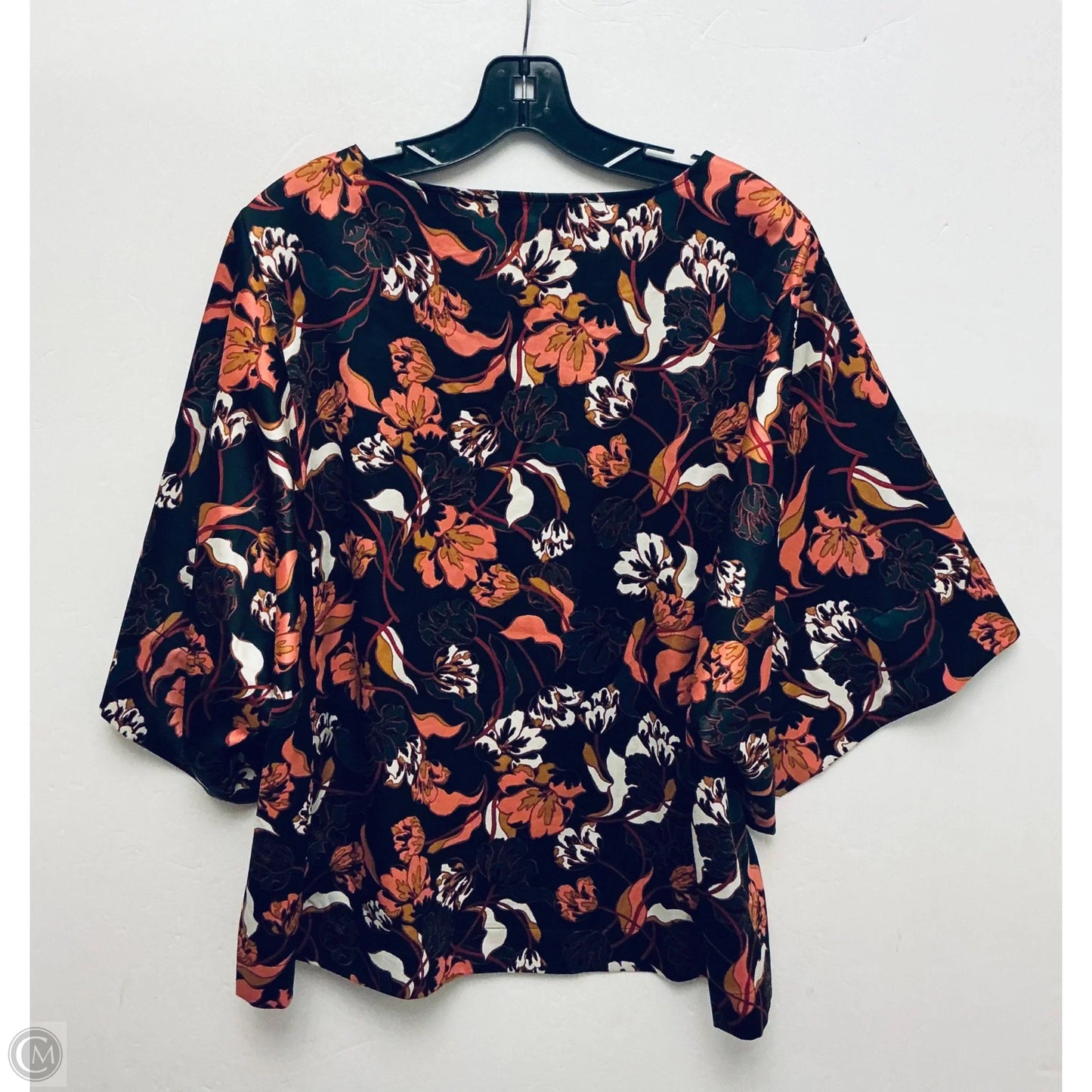Top Short Sleeve By Marc New York In Floral Print, Size: L