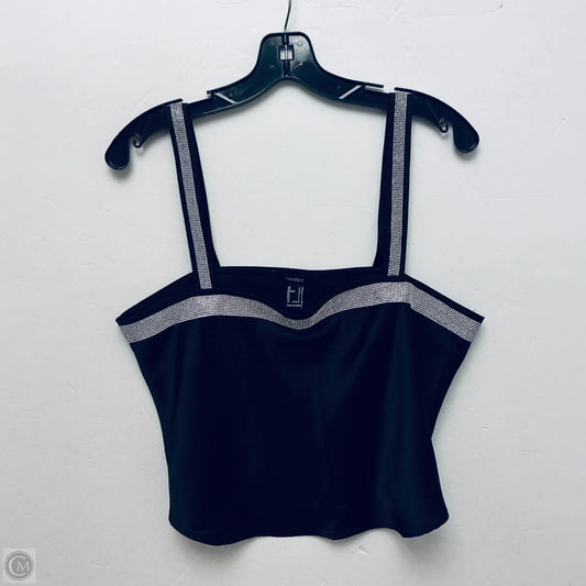 Top Sleeveless By Forever 21 In Black, Size: L