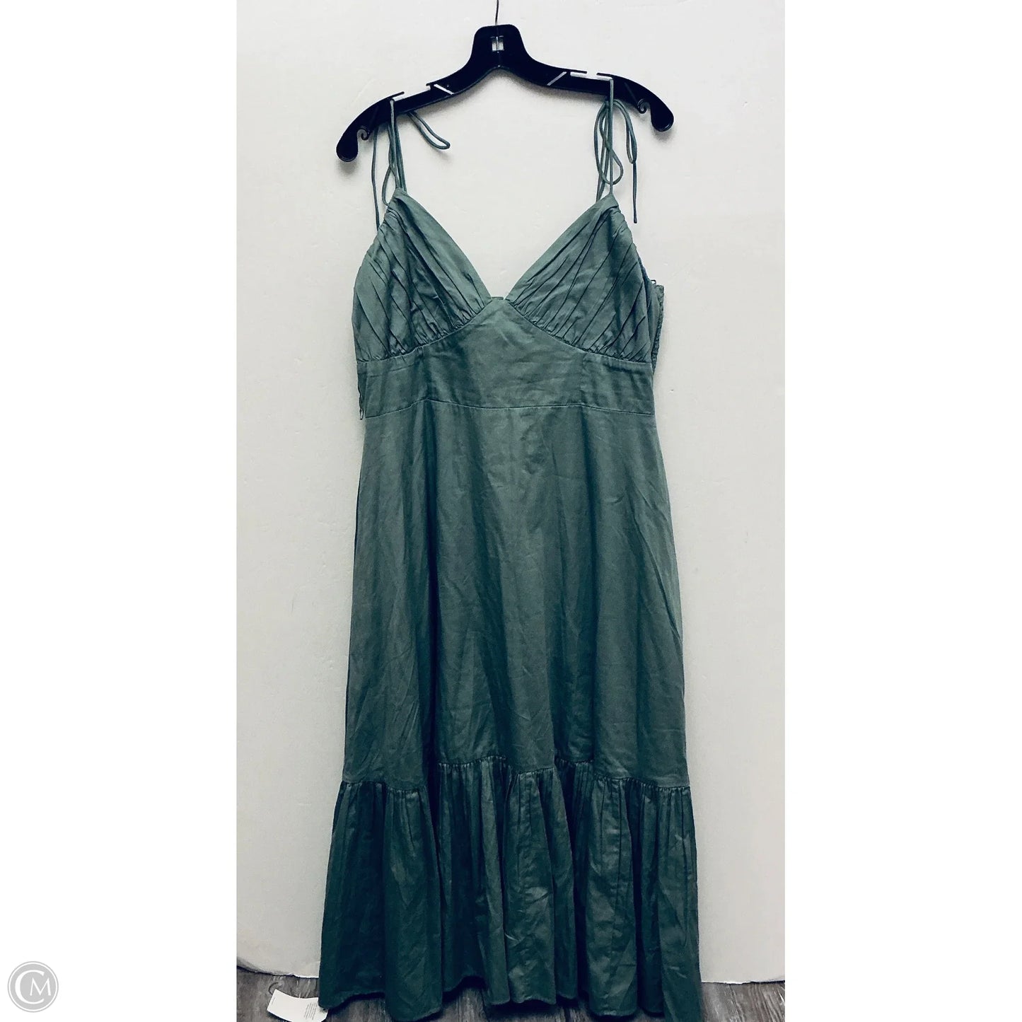 Dress Casual Maxi By Abercrombie And Fitch In Green, Size: Xl