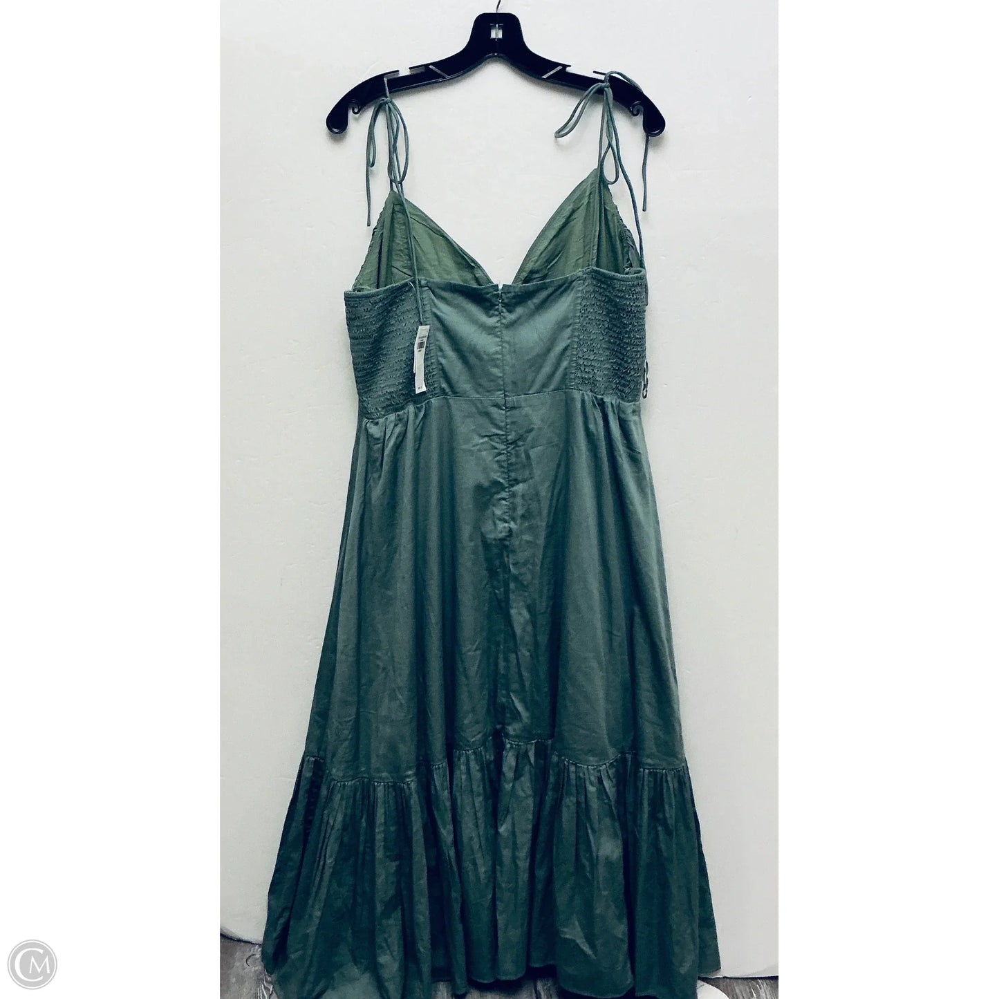Dress Casual Maxi By Abercrombie And Fitch In Green, Size: Xl
