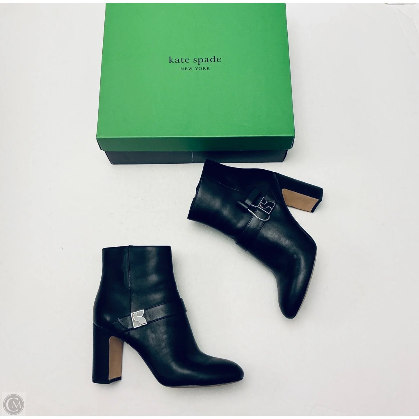 Boots Designer By Kate Spade In Black, Size: 8