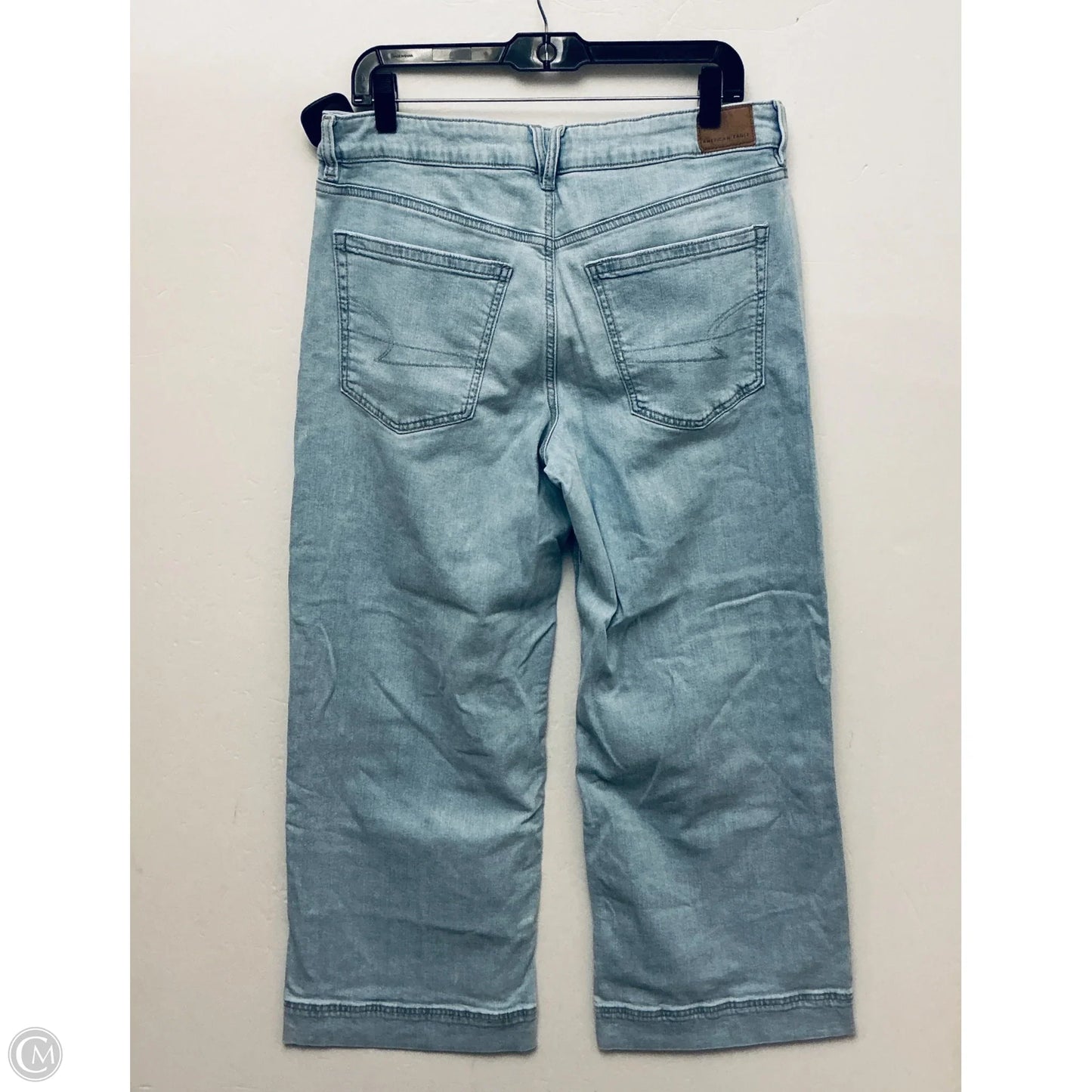 Jeans Wide Leg By American Eagle In Blue, Size: 12