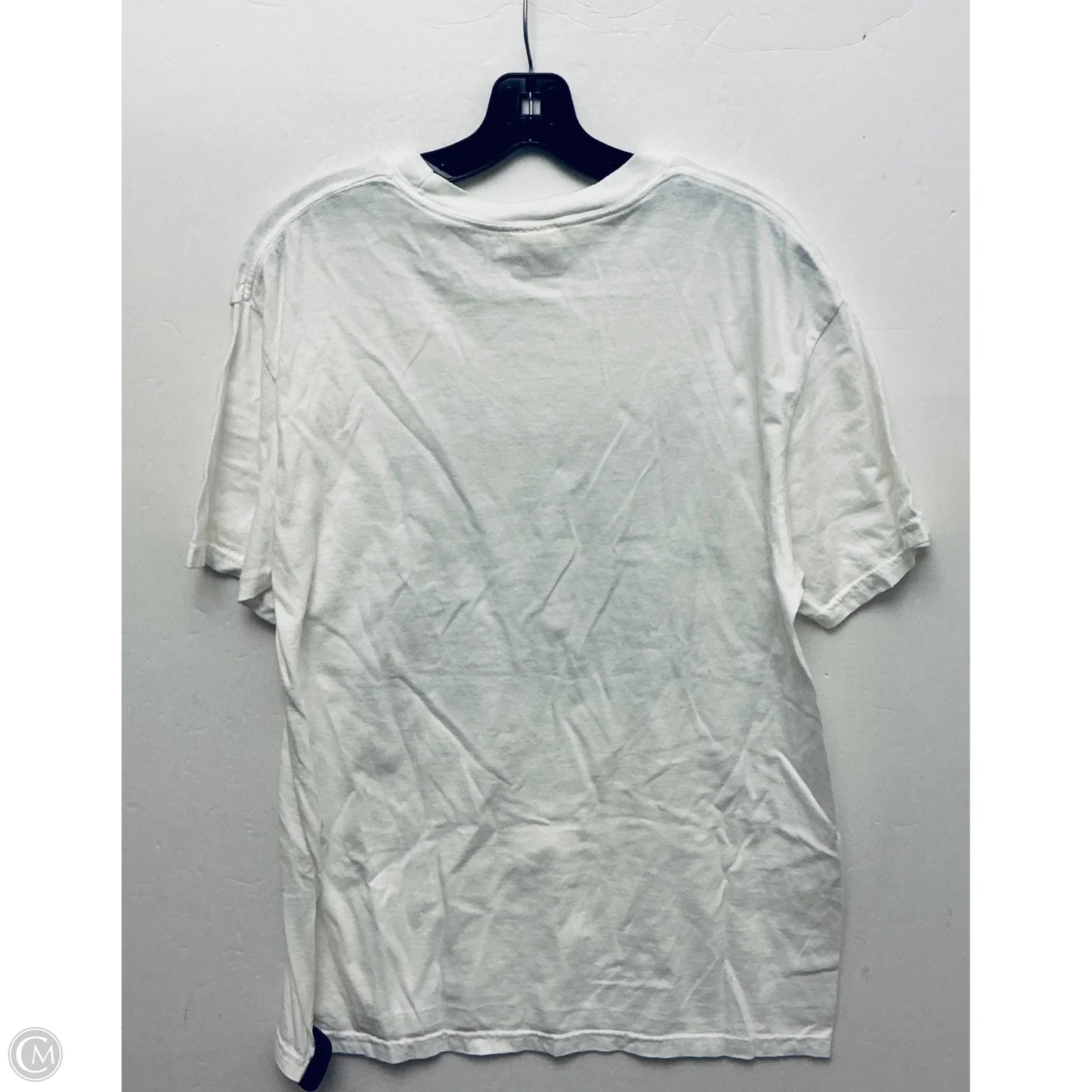 Top Short Sleeve Basic By Clothes Mentor In White, Size: L