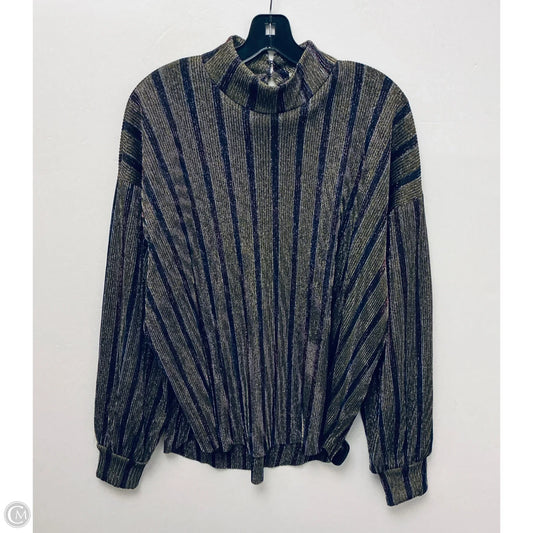 Top Long Sleeve By Zara In Multi-colored, Size: M