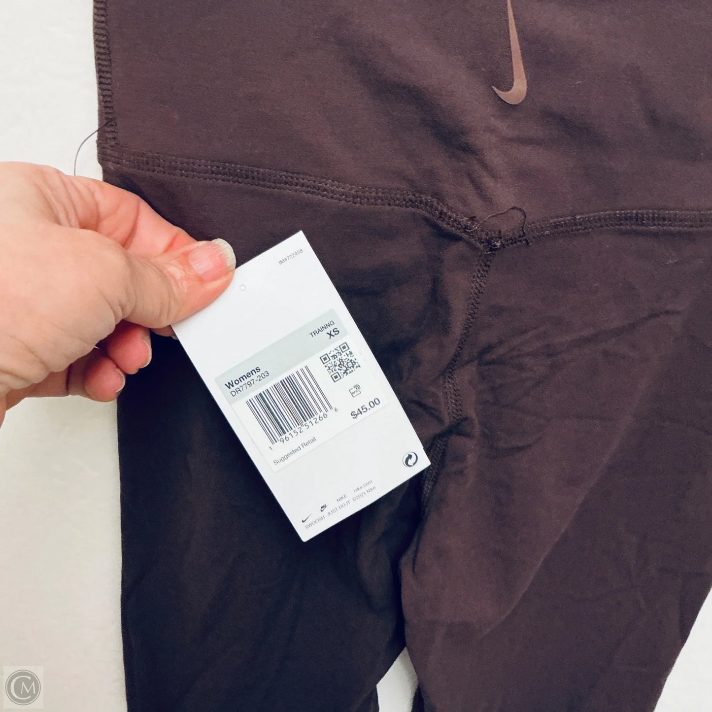 Athletic Shorts By Nike Apparel In Brown, Size: Xs