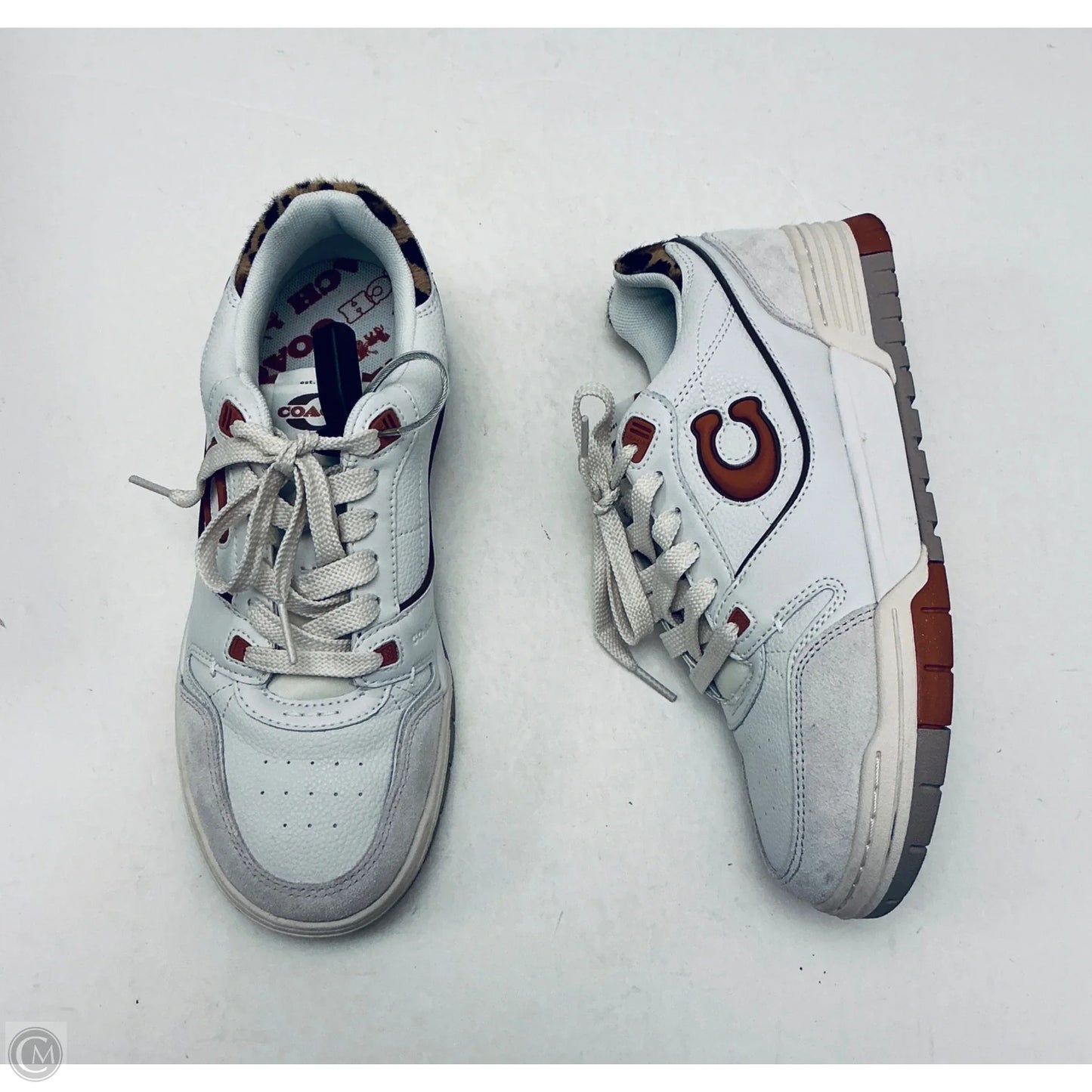 Shoes Designer By Coach In Cream, Size: 8