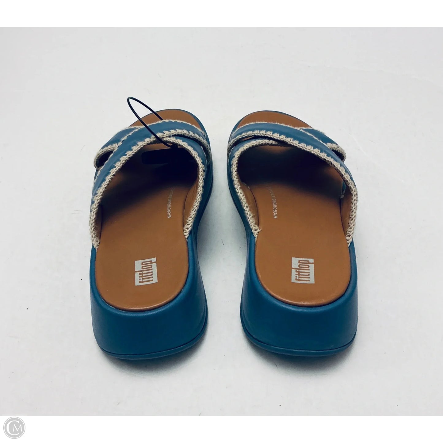 Sandals Flats By Fitflop In Blue, Size: 7