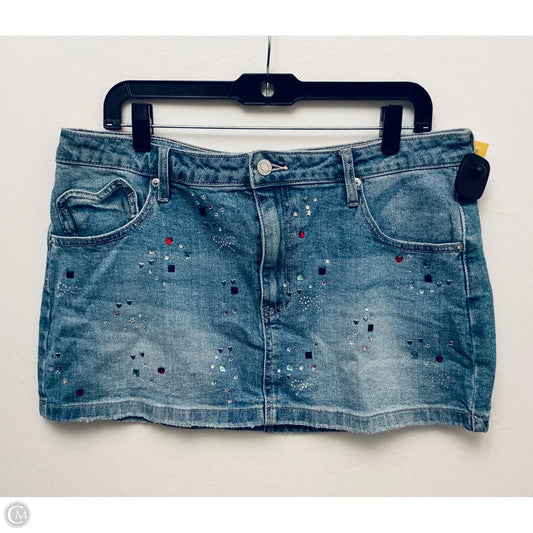 Skirt Mini & Short By Juicy Couture In Blue, Size: 12