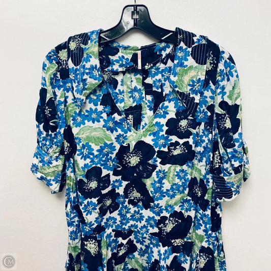 Dress Casual Short By Free People In Floral Print, Size: Xs