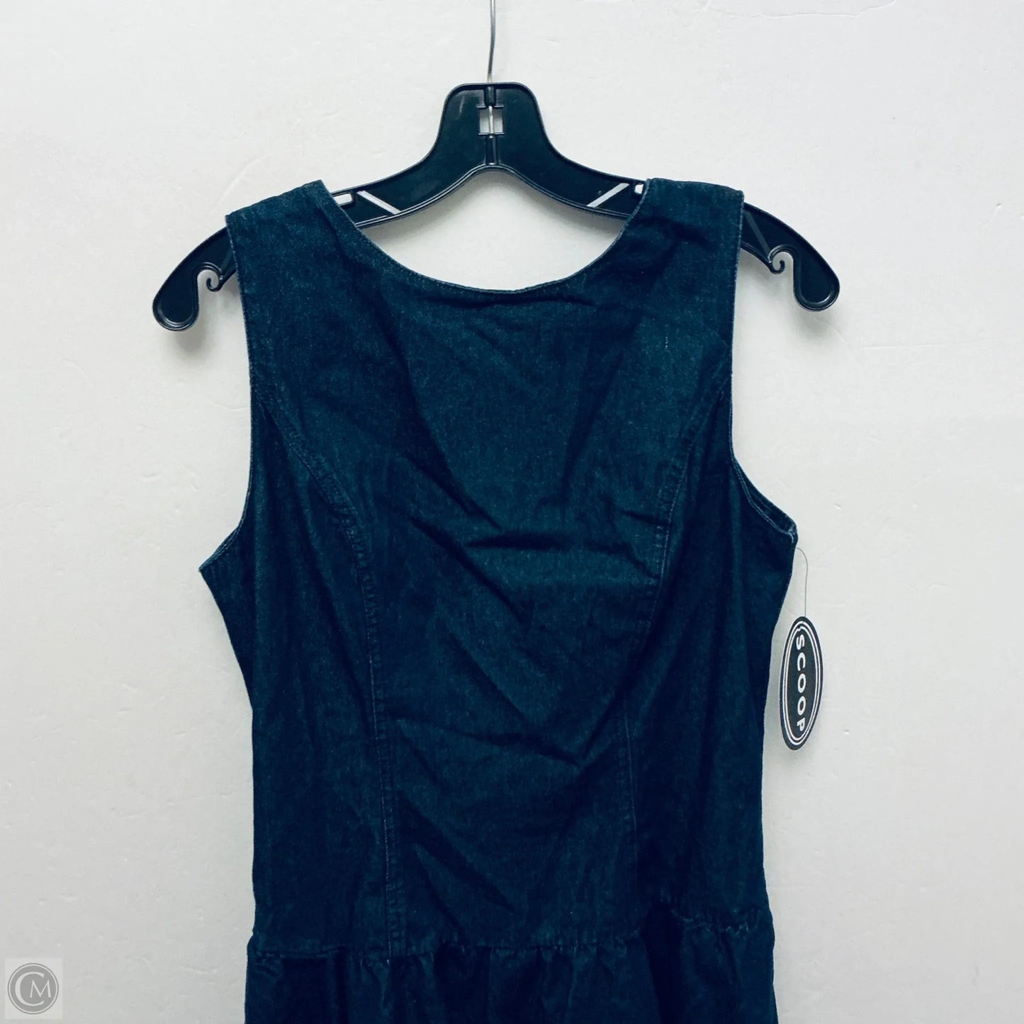 Dress Casual Midi By Scoop In Blue, Size: M