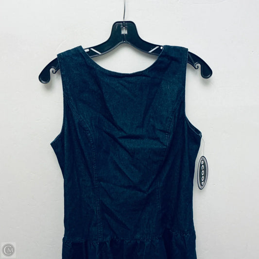 Dress Casual Midi By Scoop In Blue, Size: M