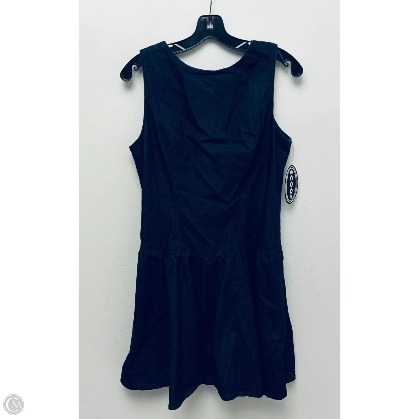 Dress Casual Midi By Scoop In Blue, Size: M