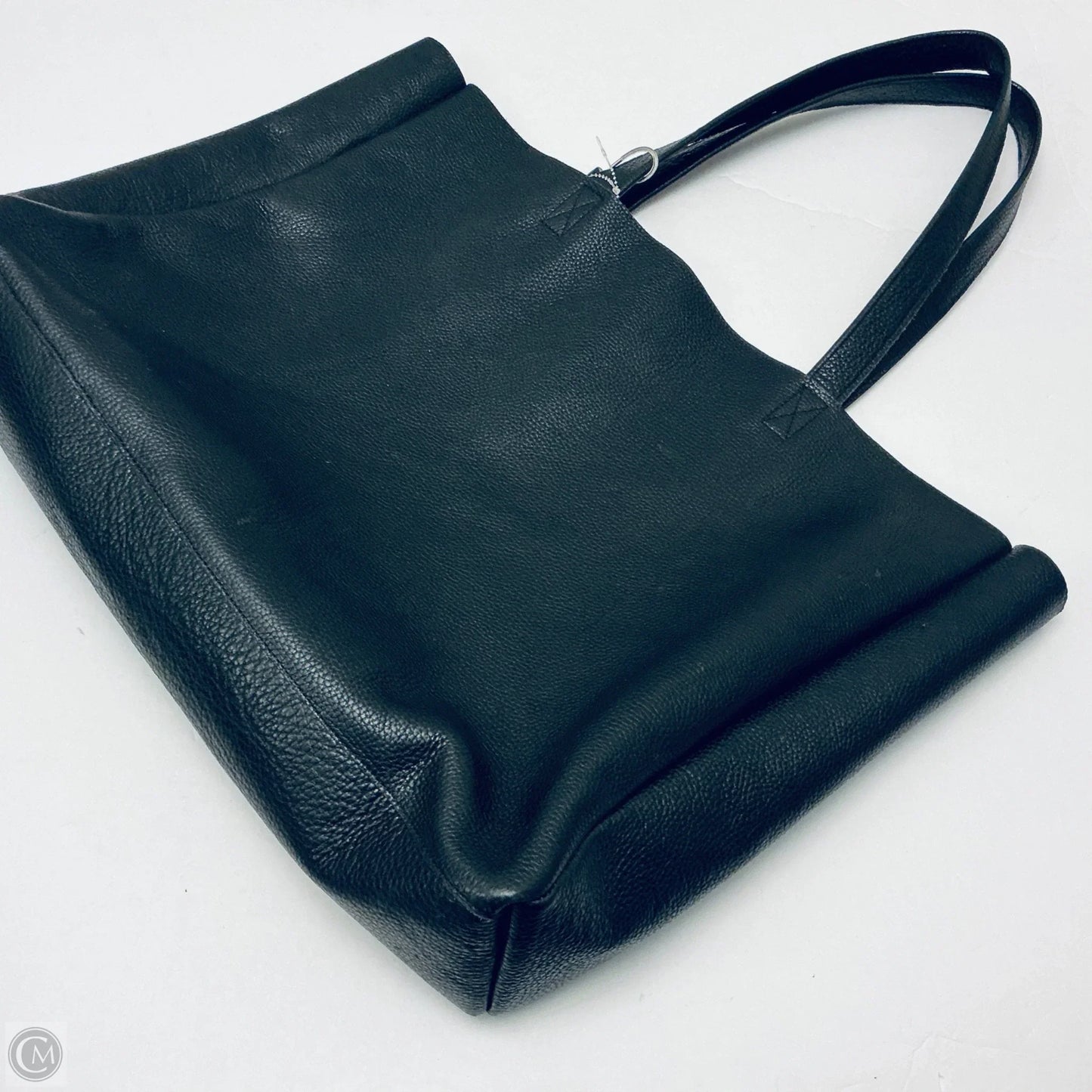 Tote Leather By Clothes Mentor, Size: Large